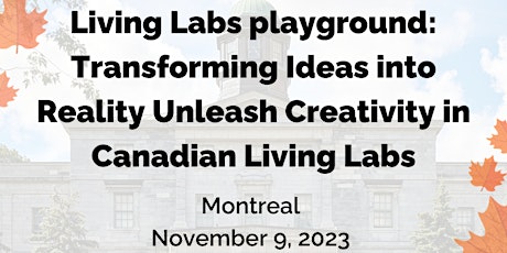 Primaire afbeelding van Living Labs playground: Transforming Ideas into Reality
