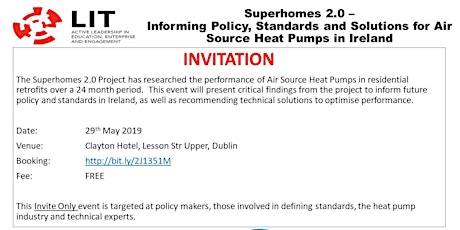 Superhomes 2.0 - Policy, Standards and Solutions for ASHP in Ireland