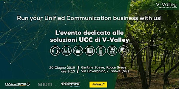 SAVE THE DATE! - V-Valley: Run your Unified Communication business with us! - VENETO EDITION