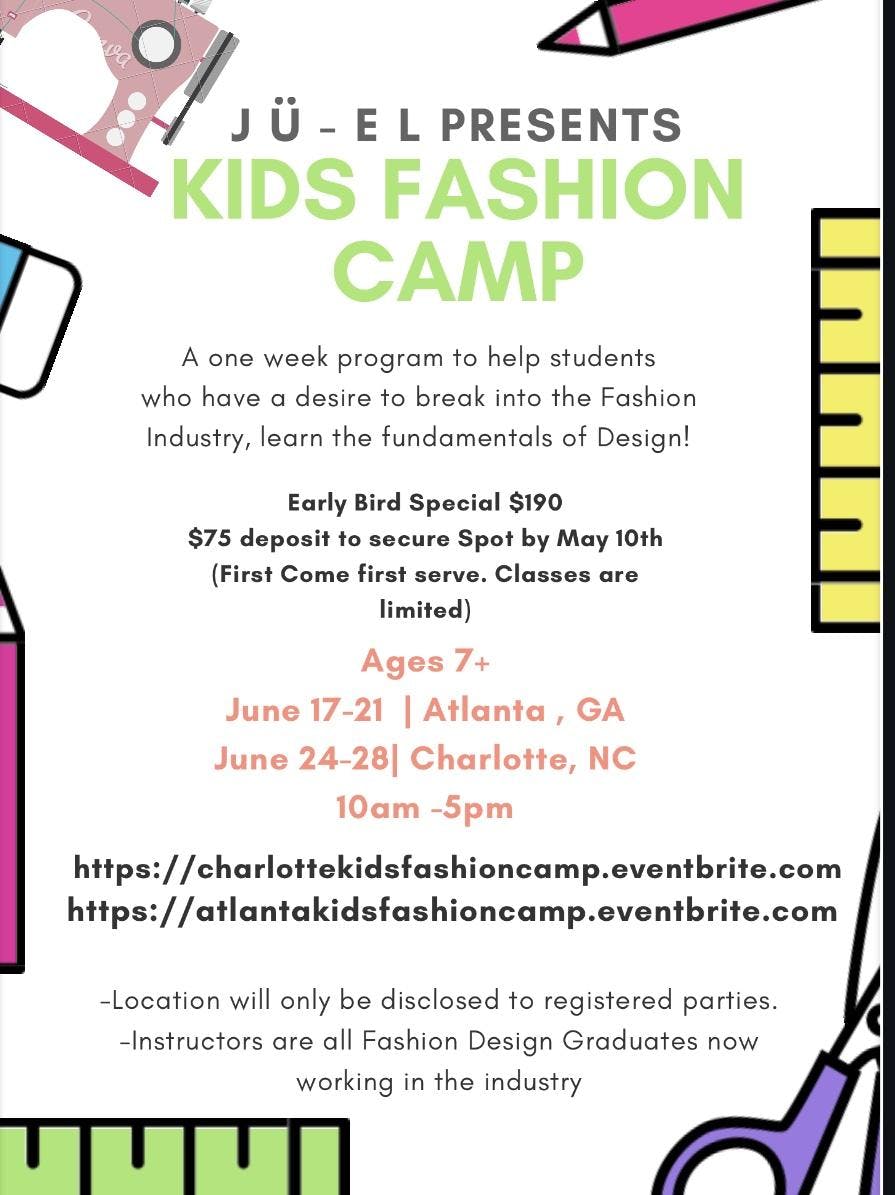 Kids Fashion Camp : Atlanta 