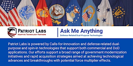 Ask Me Anything - Federal Funding for Business Innovation!