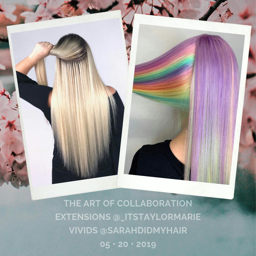 The Art Of Hair Extensions & Vivid Color