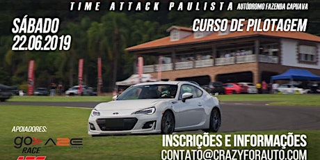 Imagem principal do evento 5o. ROUND - TRACK DAY/TIME ATTACK PAULISTA & CURSO PILOTAGEM OPCIONAL - FAZENDA CAPUAVA 22.06.2019