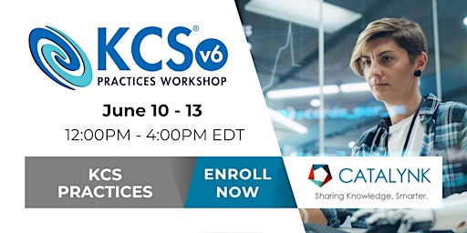 Image principale de Knowledge-Centered Service (KCS) v6 Practices Workshop