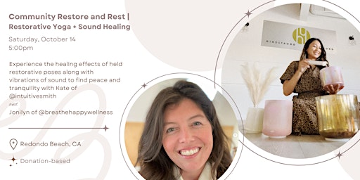 Primaire afbeelding van Community Restore and Rest | Restorative Yoga + Sound Healing