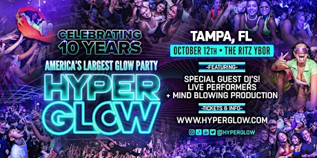Hauptbild für HYPERGLOW "America's Largest Glow Party" - Tampa, FL