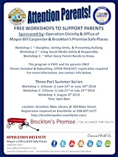 Workshop Summer Series - Discipline, Setting limits, & Preventing Bullying primary image