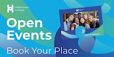 Halesowen College Open Events 2023/24 primary image