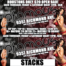 Open BAR Drink ALL NIGHT! Hip Hop, Salsa, Top 40 & ALL CLUB Music! primary image