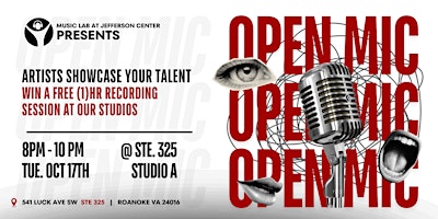 Music Lab Presents: Open Mic Tuesdays primary image