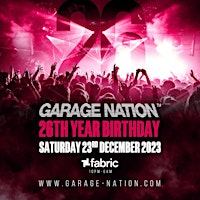 Garage Nation 26th Year Birthday