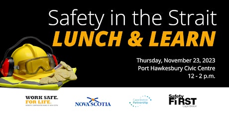 Imagen principal de Safety First in the Strait Lunch & Learn