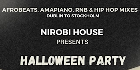 Primaire afbeelding van Nirobi House Stockholm Halloween Party 27/10