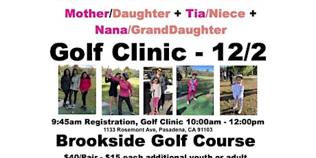 Introduce Your Daughter/Niece/Granddaughter To Golf! primary image