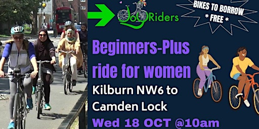 JoyRiders Beginners Plus Ride: South Kilburn to Camden Lock primary image