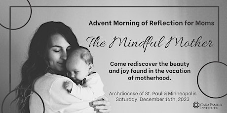 Imagen principal de St. Paul/Minneapolis Advent Morning of Reflection - The Mindful Mother