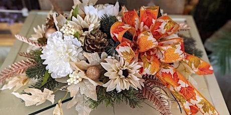 Fall/Christmas Centerpiece and Bow Tying primary image