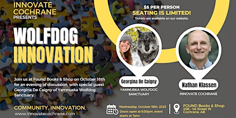 Community Innovators Series #8 - Wolfdog Innovation primary image