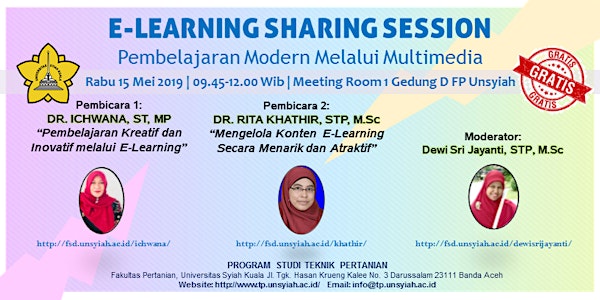 E-LEARNING SHARING SESSION