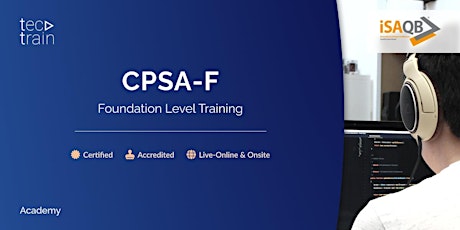 Primaire afbeelding van iSAQB Foundation Level Training (CPSA-F) 30 Apr - 02 Mai 2024 in Köln
