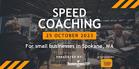 Primaire afbeelding van Speed Coaching for Small Businesses in Spokane
