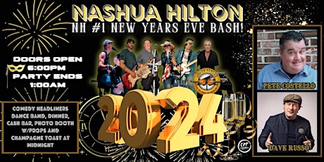 Imagem principal do evento New Year's Eve in Nashua! Doubletree Hilton Nashua Hoppin' NYE