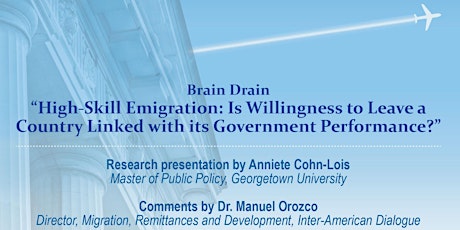 Brain Drain - Panel on High-Skill Emigration and its Link with Governance primary image