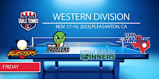 Major League Table Tennis | Pleasanton, California  | Nov. 17, 2023 primary image