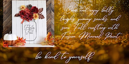 Create a Fall craft with Fusion Mineral Paint! primary image