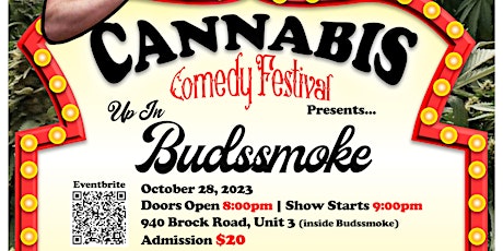 Primaire afbeelding van Cannabis Comedy Festival Presents: Up in Budssmoke Halloween Edition