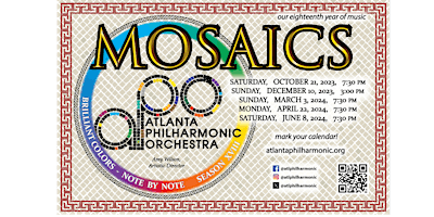 Hauptbild für 2023-2023 Atlanta Philharmonic Orchestra - Season Tickets