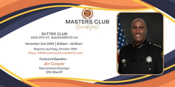 Masters Club Annual Breakfast - 2023