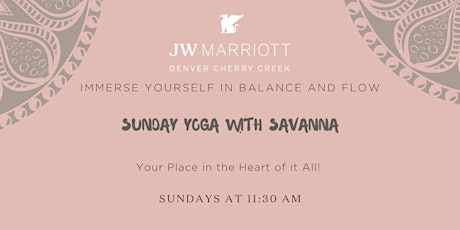 JW Marriott Yoga Class primary image