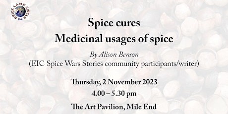 Spice cures Medicinal usages of spice - by Alison Benson  primärbild