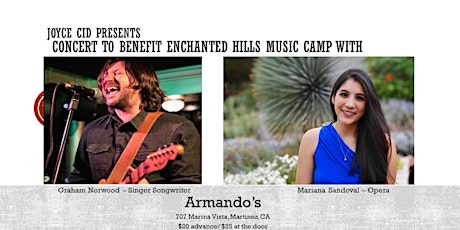 Mariana Sandoval and Graham Norwood at Armando's - Opera and Singer Songwriter (Benefit to help Enchanted Hills Camp for the Blind Music Academy) primary image