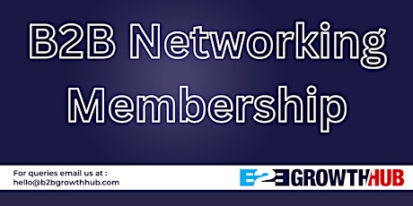 B2B Networking Membership