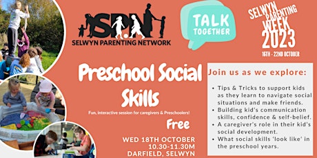 What are they thinking?! Preschool Social Skills Free Workshop primary image