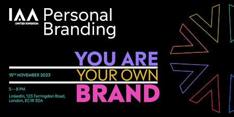 Imagem principal do evento IAA Personal Branding - 15th November 2023