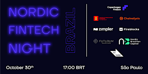 Hauptbild für Nordic Fintech Nights – Brazil (Oct 30th, 2023)