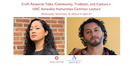 Craft Research Talks: Community, Tradition, and Culture primary image