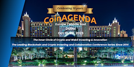 Image principale de CoinAgenda EMEA 2023 in Dubai