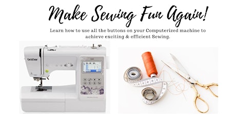FREE SEWING  BASICS WITH COMPUTERIZED MACHINE AT SAVEATHON IN EAST HARLEM!