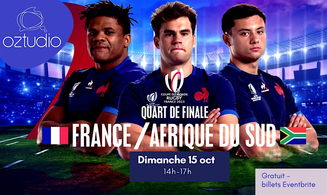 Coupe du monde de rugby – France/Afrique du sud