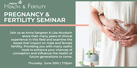 Pregnancy & Fertility Seminar primary image