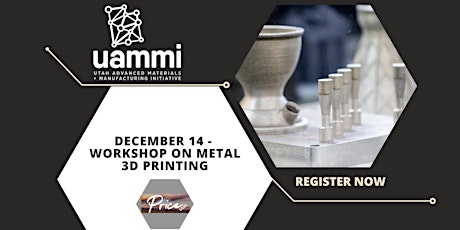 Imagen principal de Dec 14 - Workshop on Metal 3D printing
