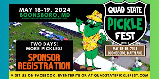 Hauptbild für Quad State Pickle Fest 2024 (Main Event) Sponsor Registration