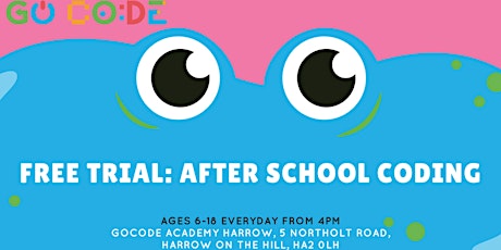 FREE GoCode Academy Trial for Kids 6-18 years old primary image