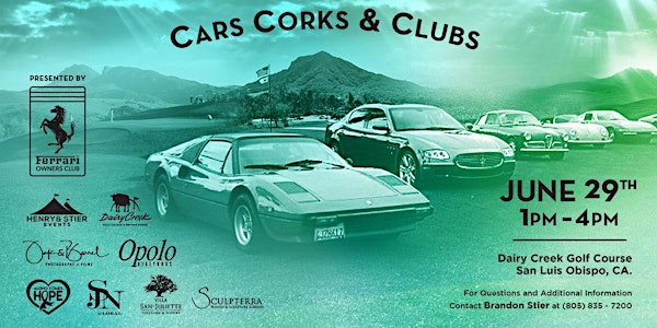 Cars, Corks & Clubs