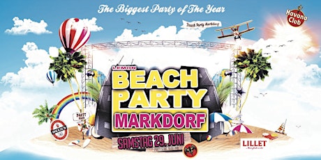 Hauptbild für BEACH PARTY Markdorf im Lemon Beach // SA 29.Juni.2019 //
