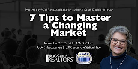 Imagem principal do evento 7 Tips to Master a Changing Market with Debbie Holloway